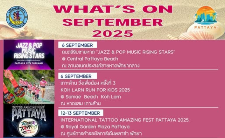 Pattaya Packs September with Sports, Festivals, and Non-Stop Entertainment 1
