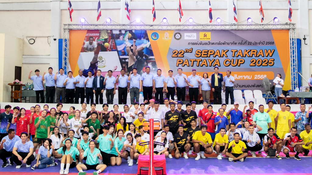 The 22nd Pattaya Sepak Takraw Cup Is Underway