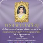 On the occasion of the auspicious royal ceremony Celebrating the 4th Cycle Birthday Anniversary of Her Majesty the Queen